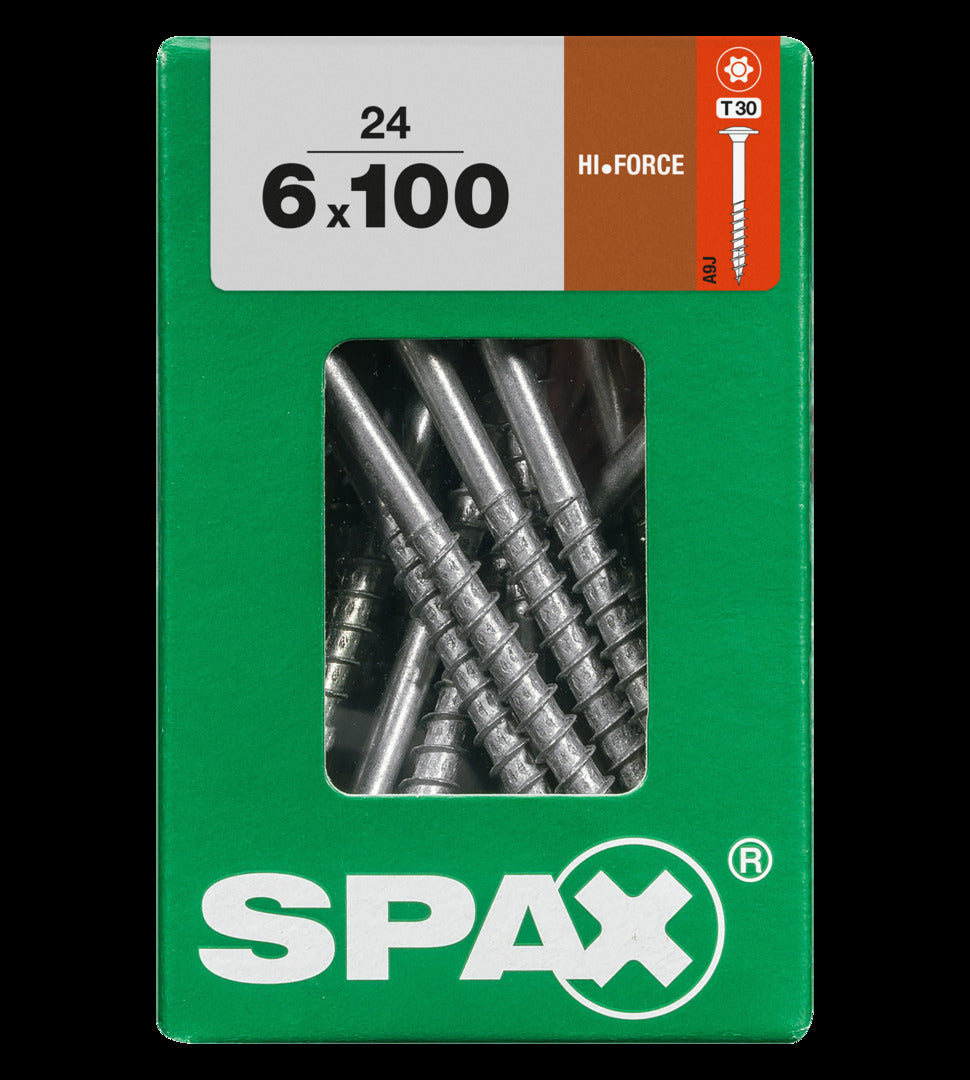 Spax schroef 'HI.Force' Wirox 6x100mm 24 stuks