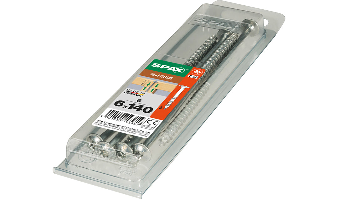 Spax schroef 'HI.Force' Wirox 6x140mm 6 stuks