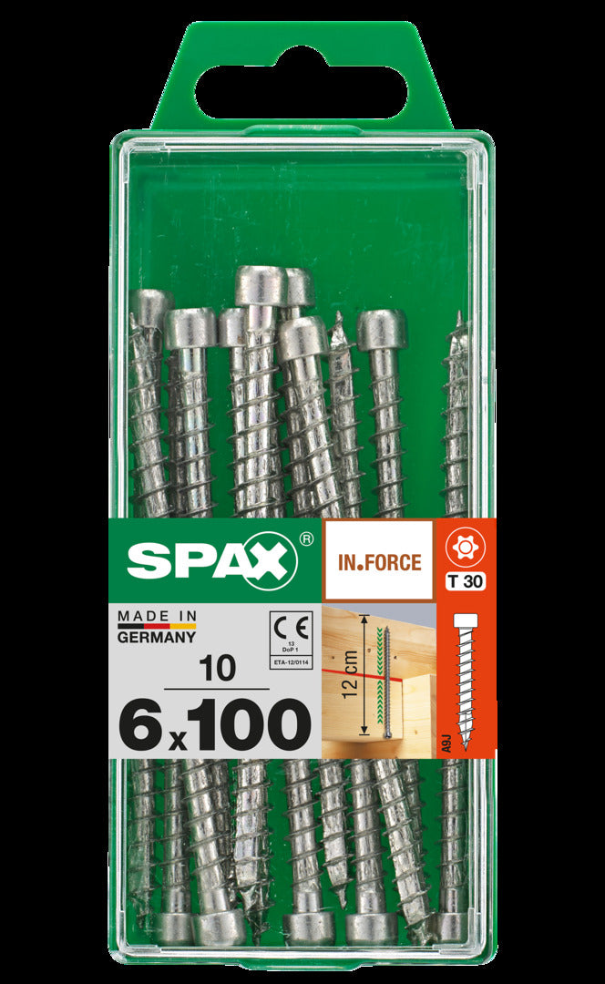 Spax schroef IN.Force Wirox 6x100mm 10 stuks