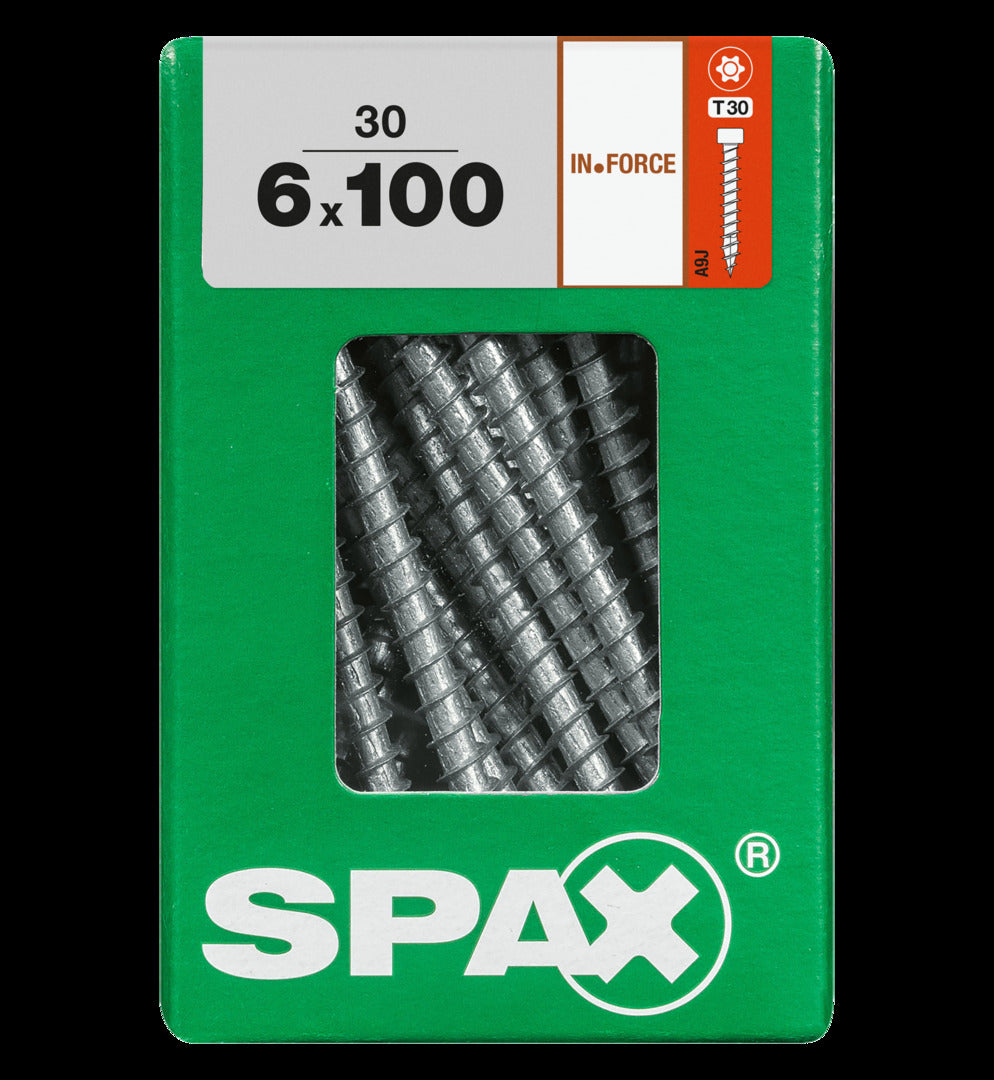 Spax schroef IN.Force Wirox 6x100mm 30 stuks