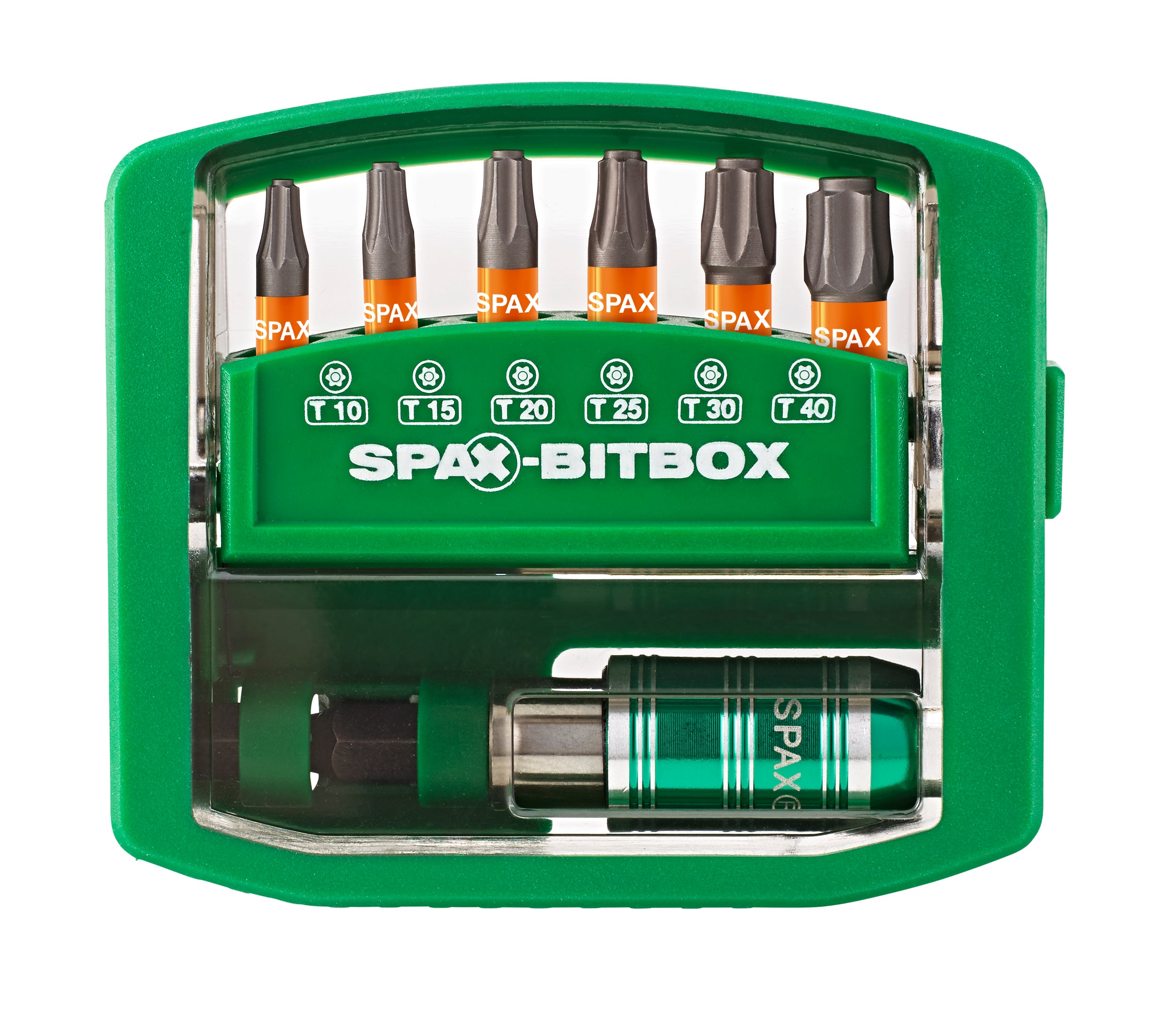 SPAX bitset + bithouder BITcheck T-STAR plus 7-delig