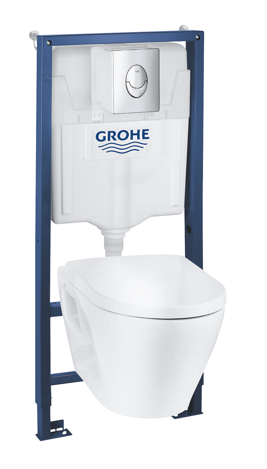 Grohe inbouwreservoir set Serel | Soft-close toiletzitting | Randloos toiletpot