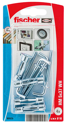 Fischer metalen hollewandplug met hoek HM-S 5x37mm 4st.
