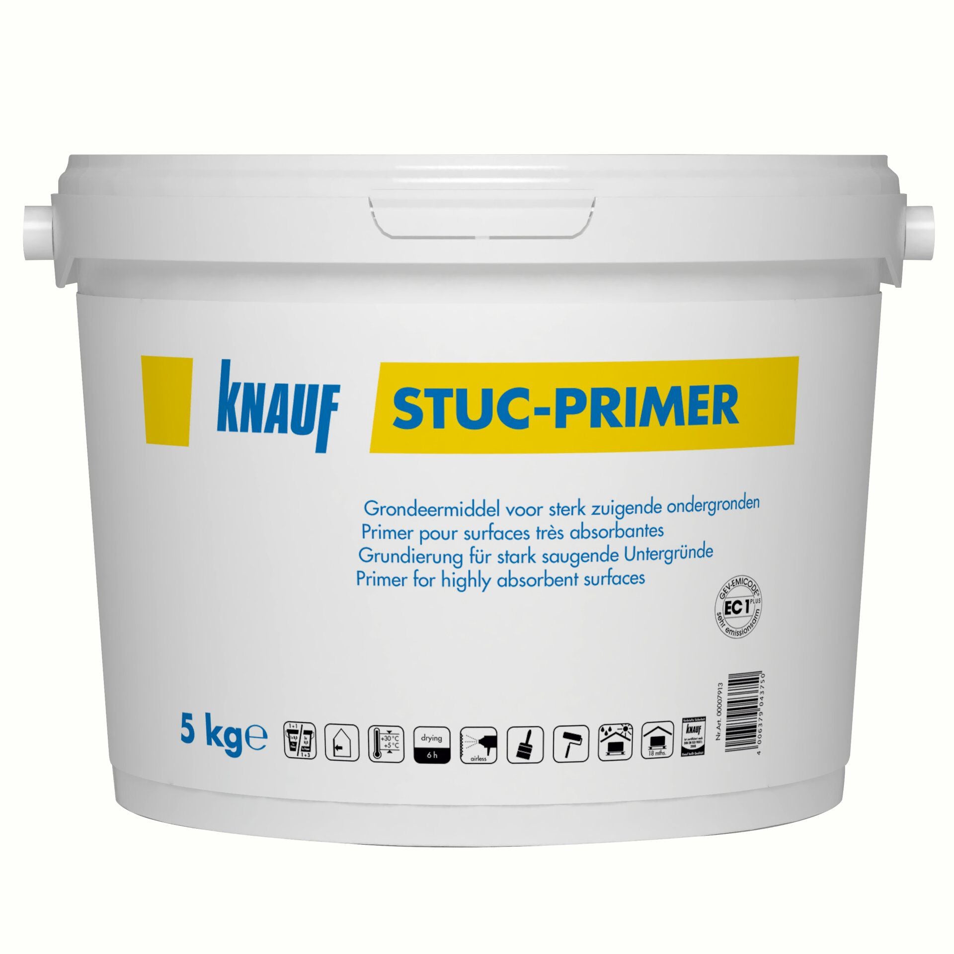 Knauf - Stuc-Primer – hechting van gipspleister – 7m2 - 5kg