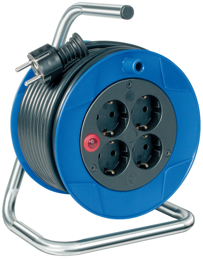 Brennenstuhl kabelhaspel 15m + 4 stekkers IP20