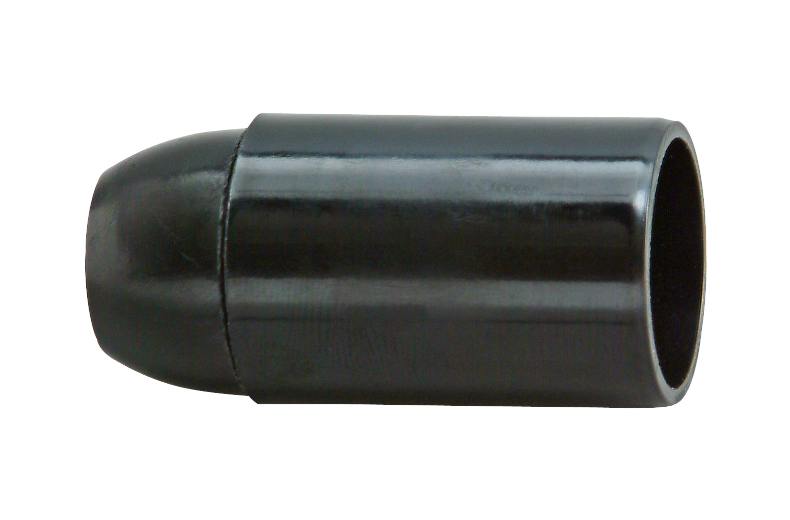 Kopp lamphouder E14 glad zwart