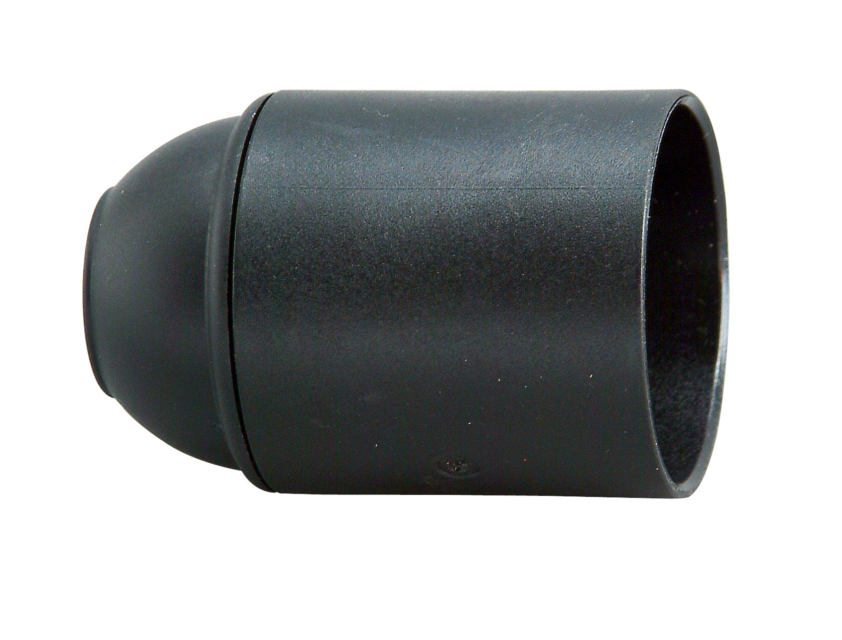 Kopp lamphouder E27 glad zwart
