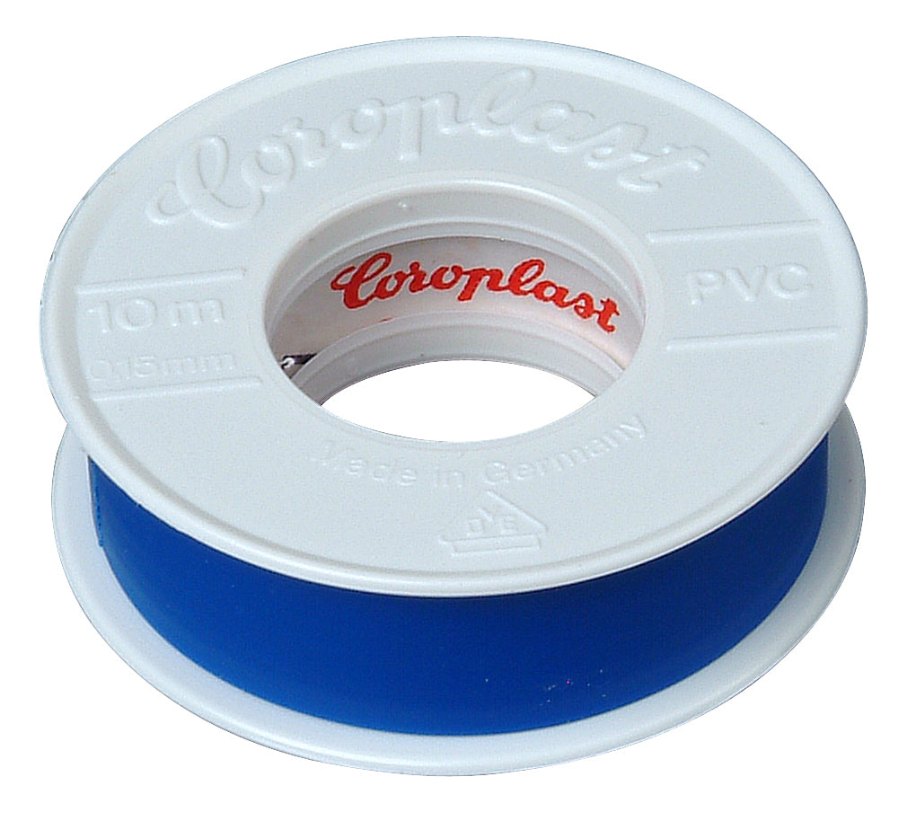 Isolatietape 15mmx10m blauw 2st.