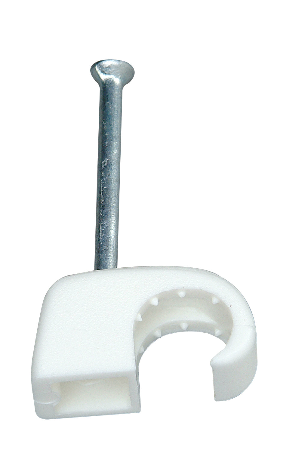 Kopp spijkerclip 7-11mm wit 50st.