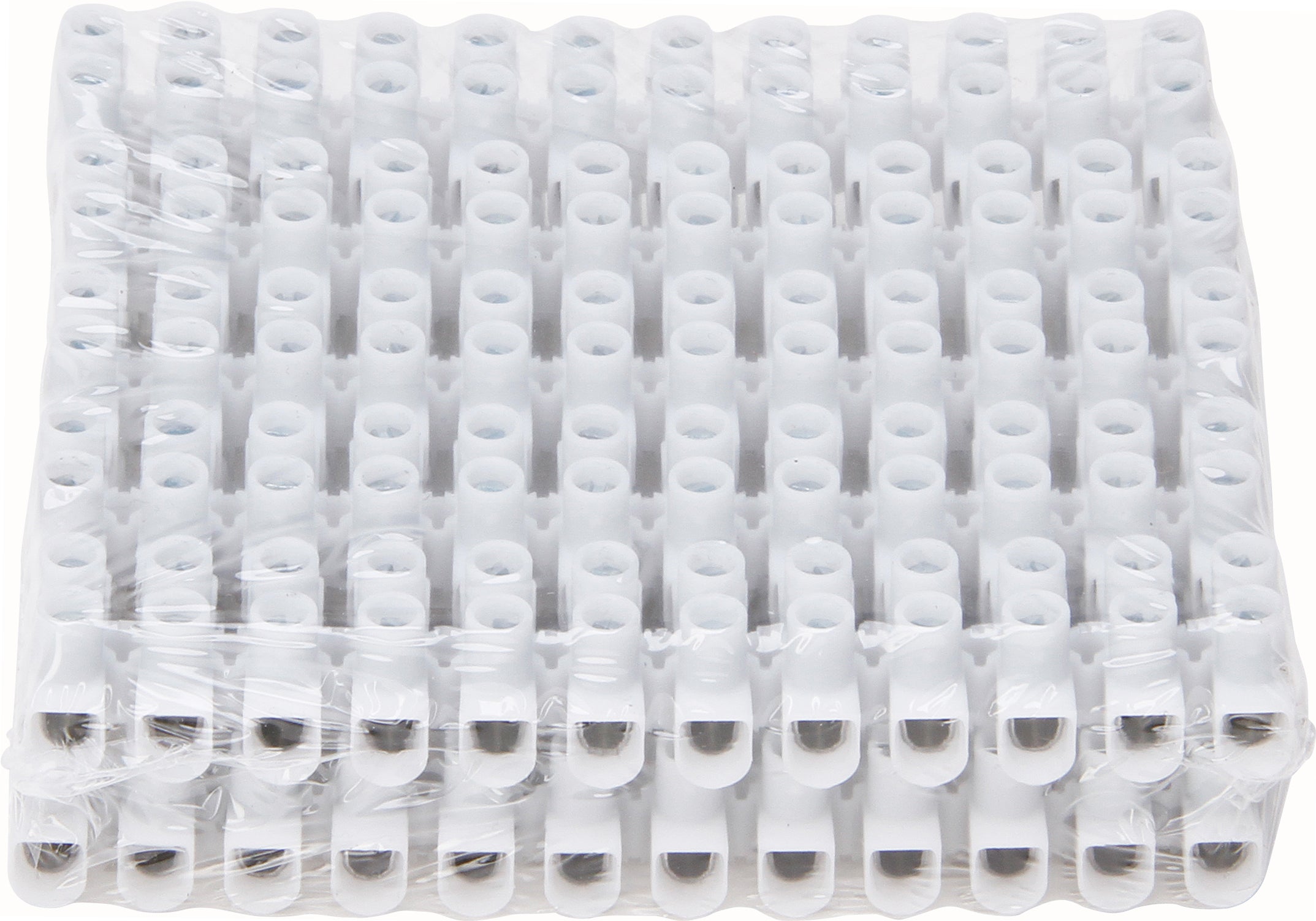 Kopp kroonklem 2,5 - 4mm 12-polig wit 10 stuks