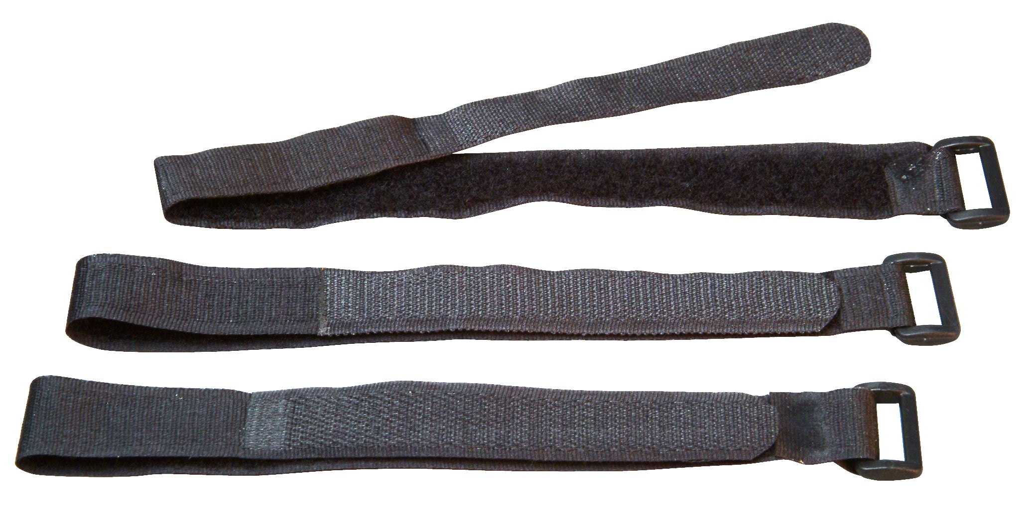 Kopp klittenbandklem 330x20mm zwart 3 stuks