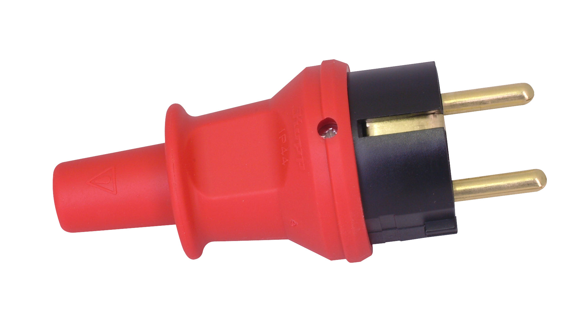 Kopp aardingsstekker PVC IP44 rood