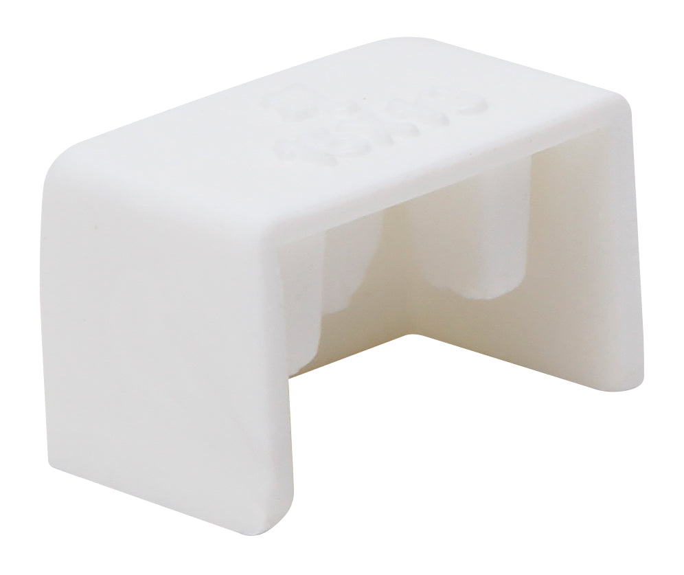 Kopp eindkap voor kabelgoot 15x10mm wit 4 stuks