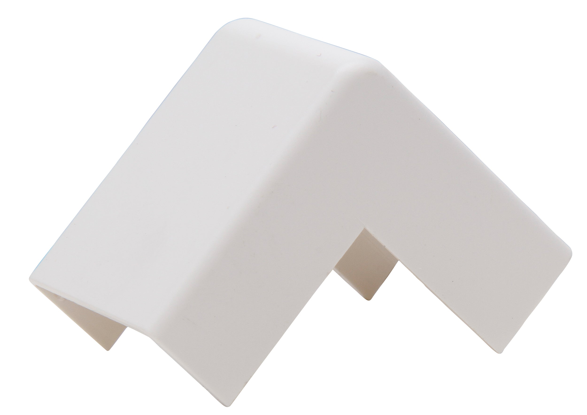 Kopp buitenhoekstuk voor kabelgoot 15x10mm wit
