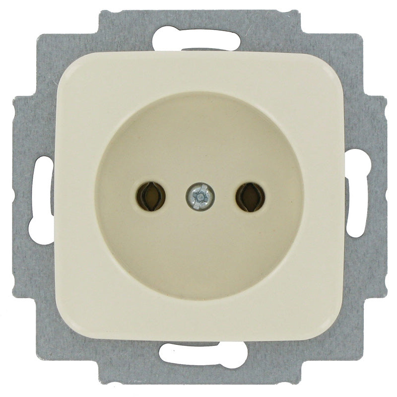 Busch Jaeger inbouwstopcontact SI Reflex ongeaard 1-polig crème IP20