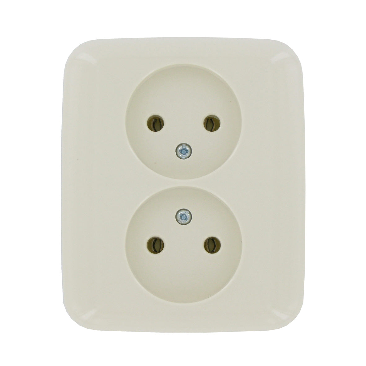 Busch Jaeger inbouwstopcontact SI Reflex ongeaard 2-polig crème IP20