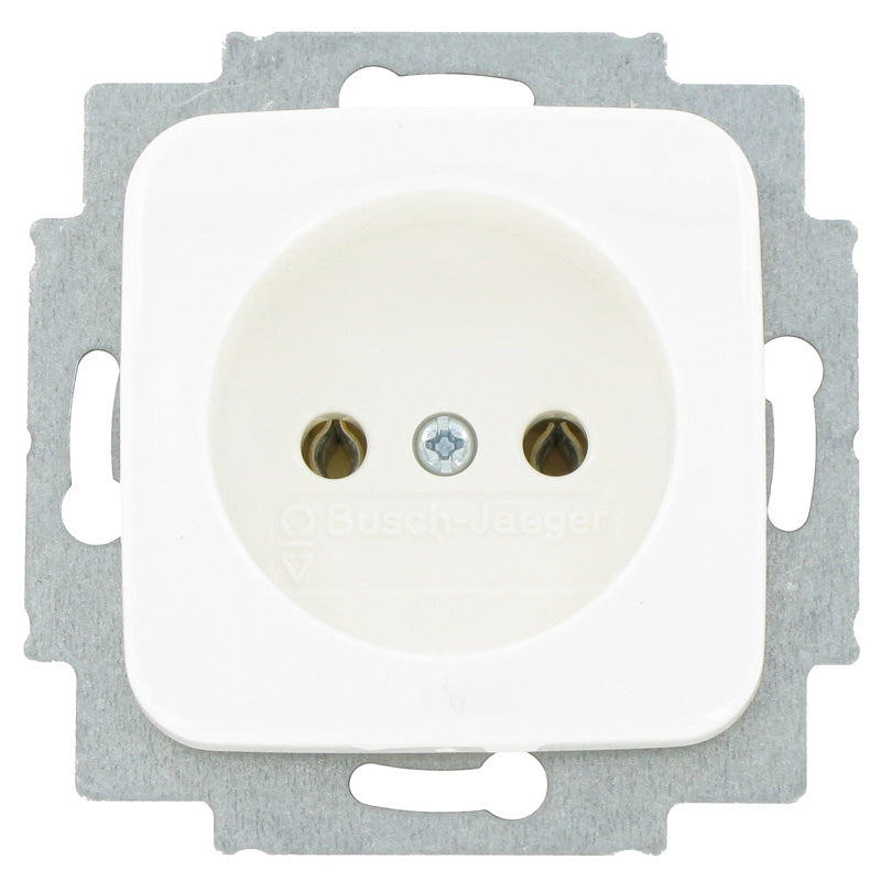 Busch Jaeger inbouwstopcontact SI Reflex ongeaard 1-polig wit IP20