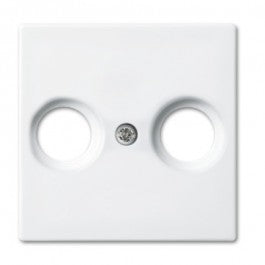 Busch & Jaeger afdekplaat Balance coax wit
