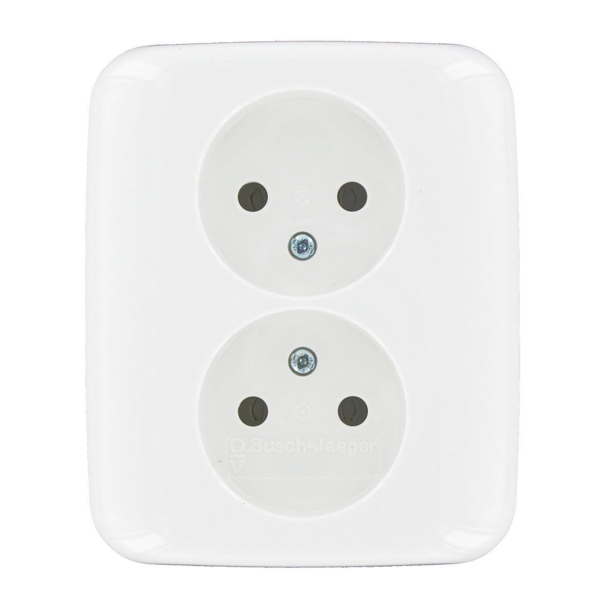 Busch Jaeger inbouwstopcontact SI Reflex ongeaard 2-polig wit IP20