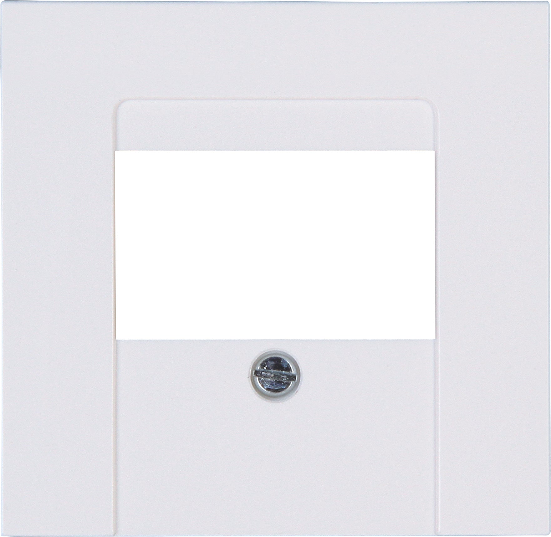 Kopp afdekplaat Athenis USB mat-wit