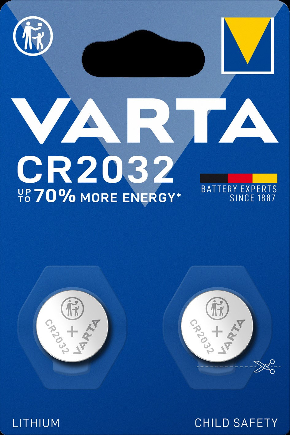 Varta alkalinebatterij Lithium Coin CR2032 2st