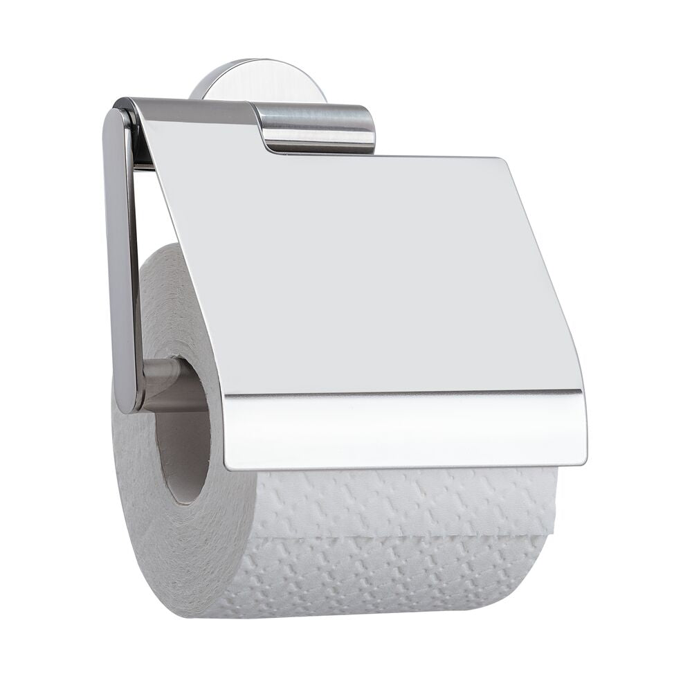 Tiger Boston Toiletrolhouder met klep RVS gepolijst