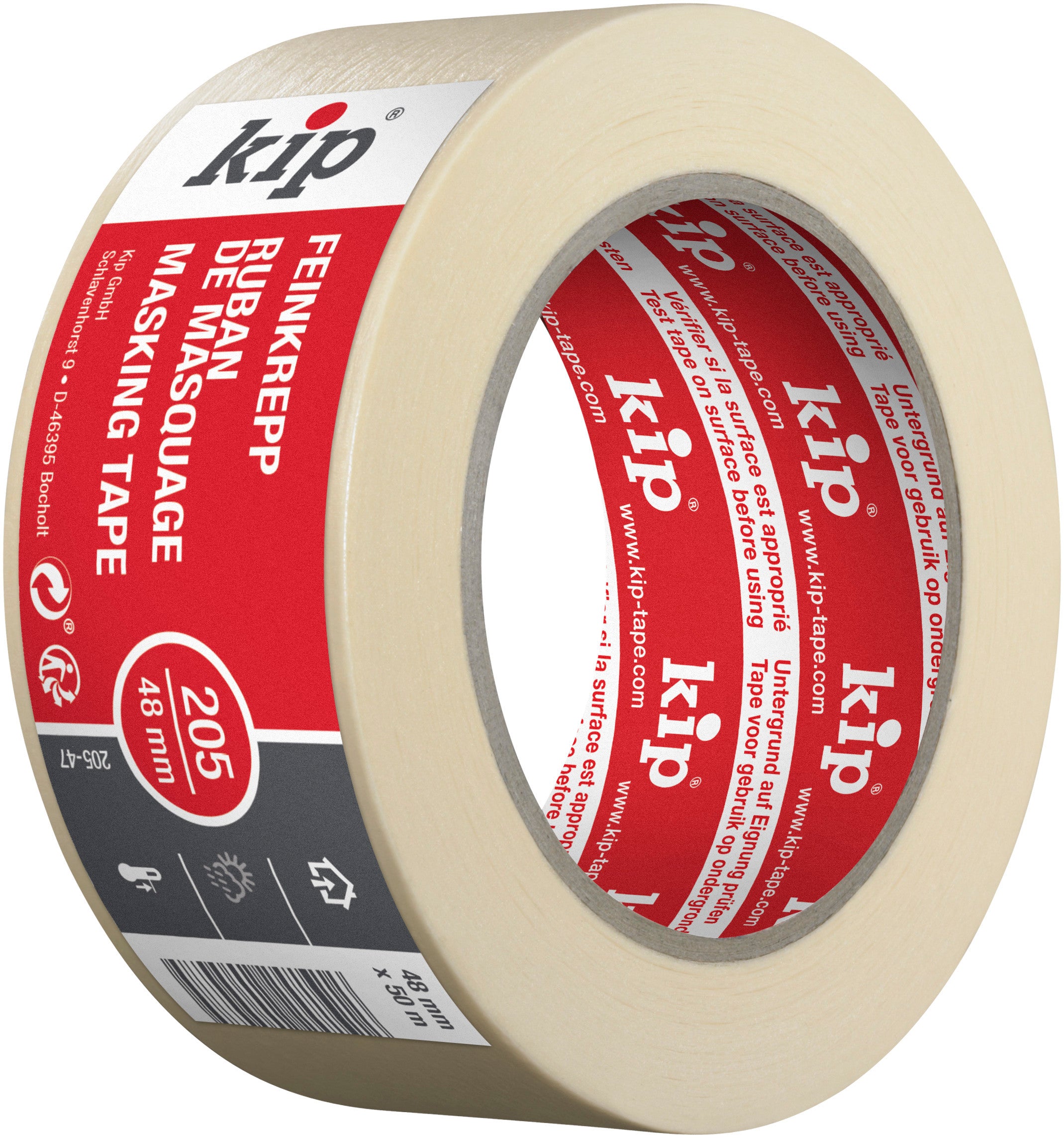 Kip afplaktape Premium 205 48mmx50m