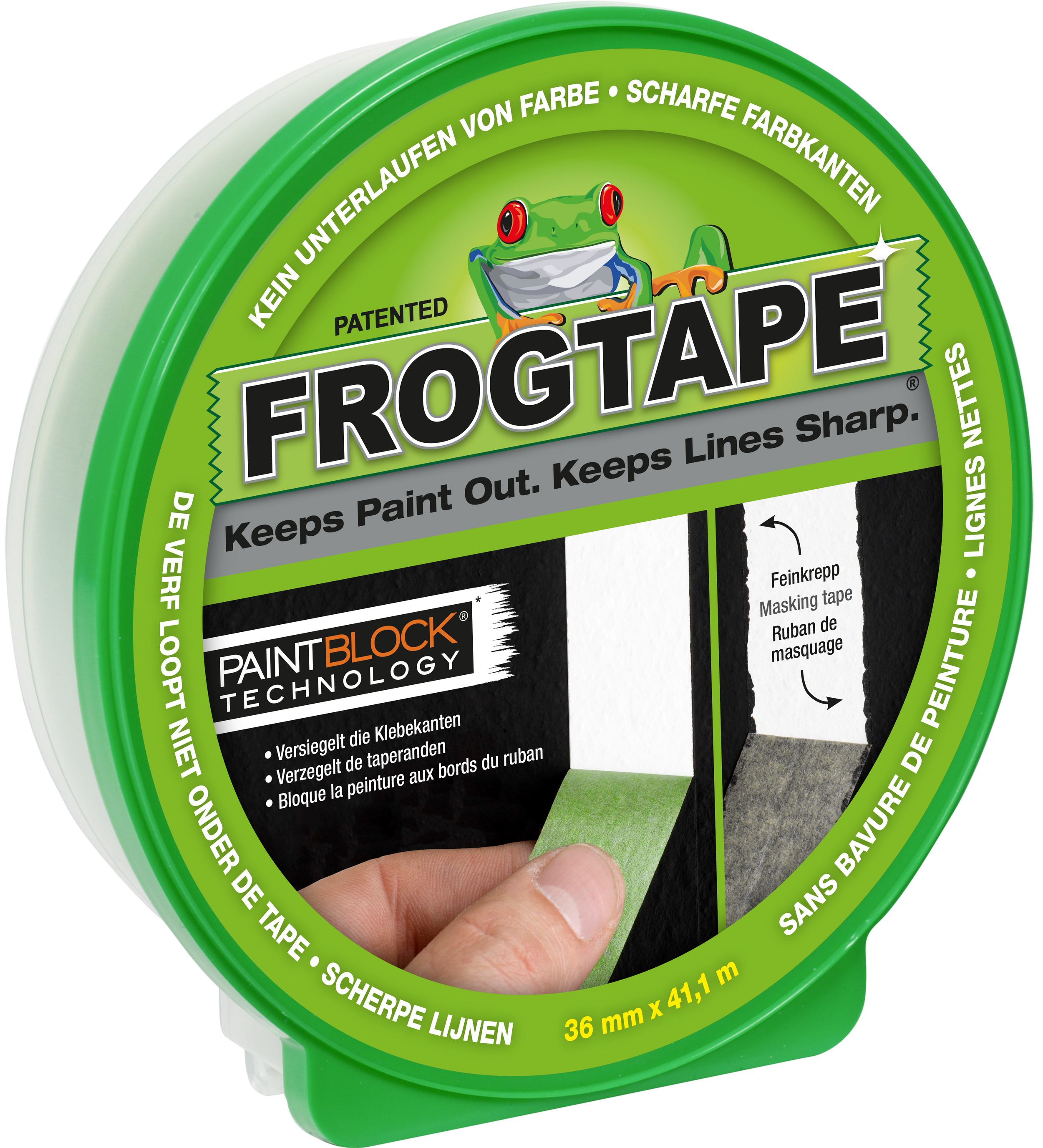 Frogtape multi surface schilderstape groen 41,1mx36mm