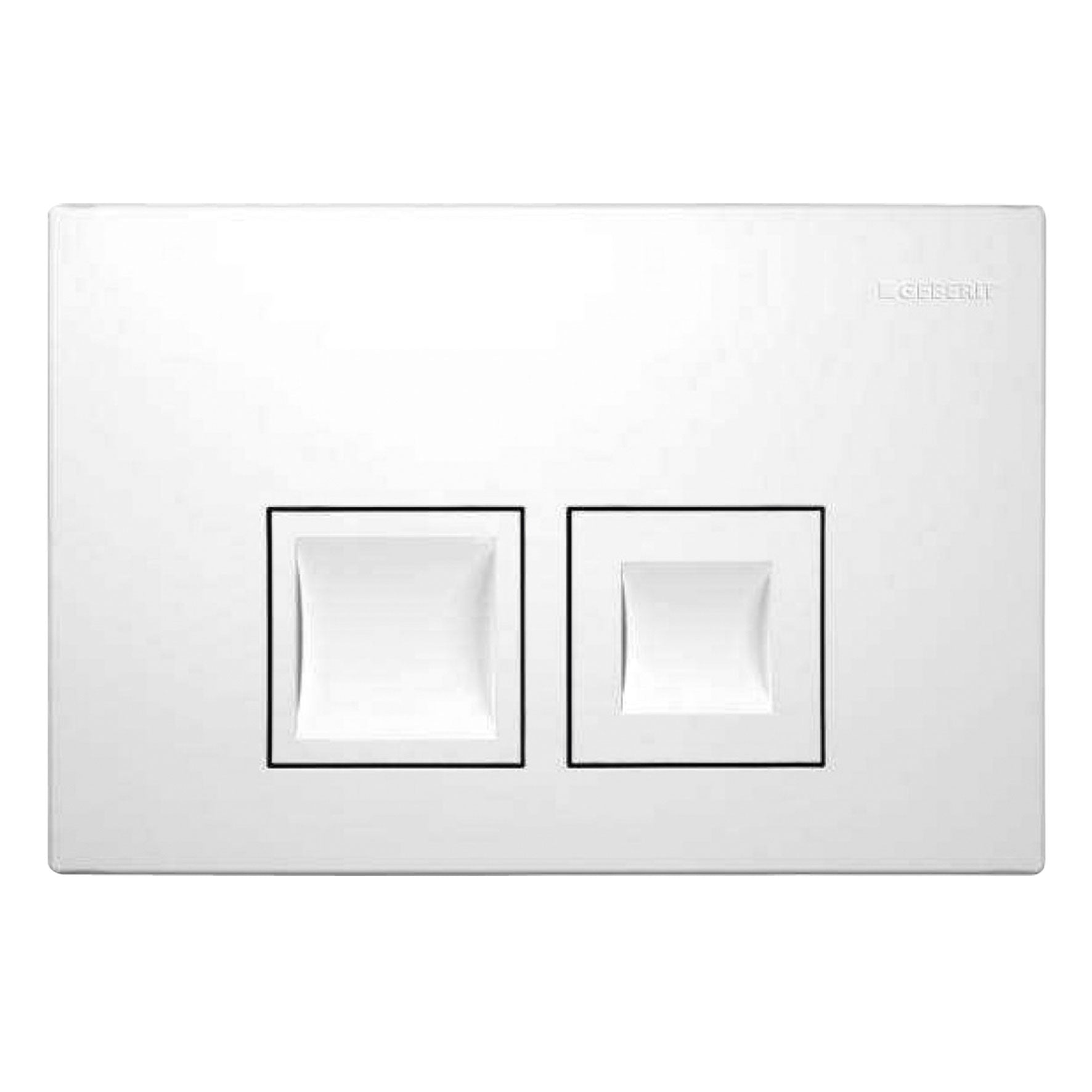 Geberit bedieningspaneel Delta 35 24,6x16,4x2,5cm | alpien wit