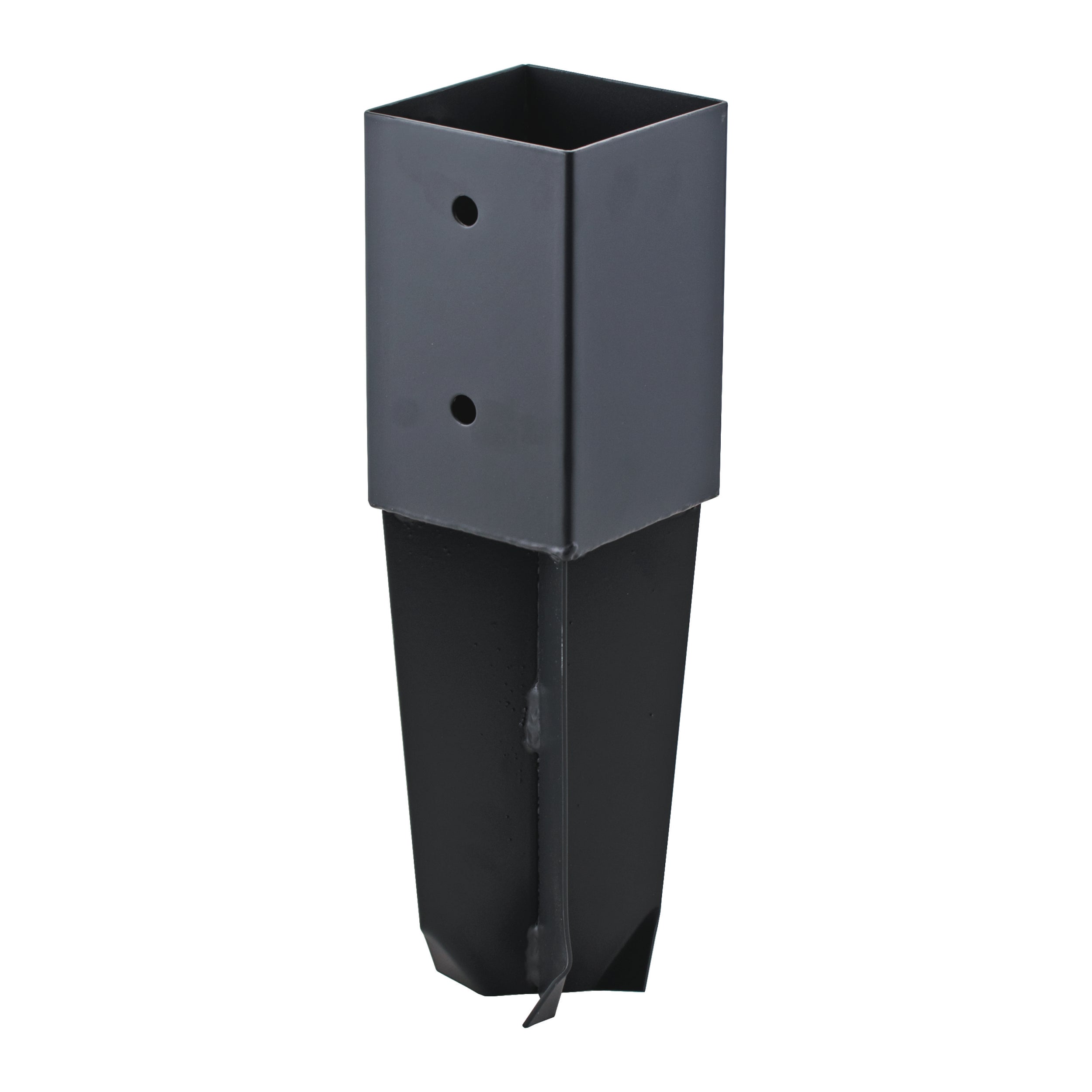 Suki paalhouder met betonanker antraciet 71x71mm type L