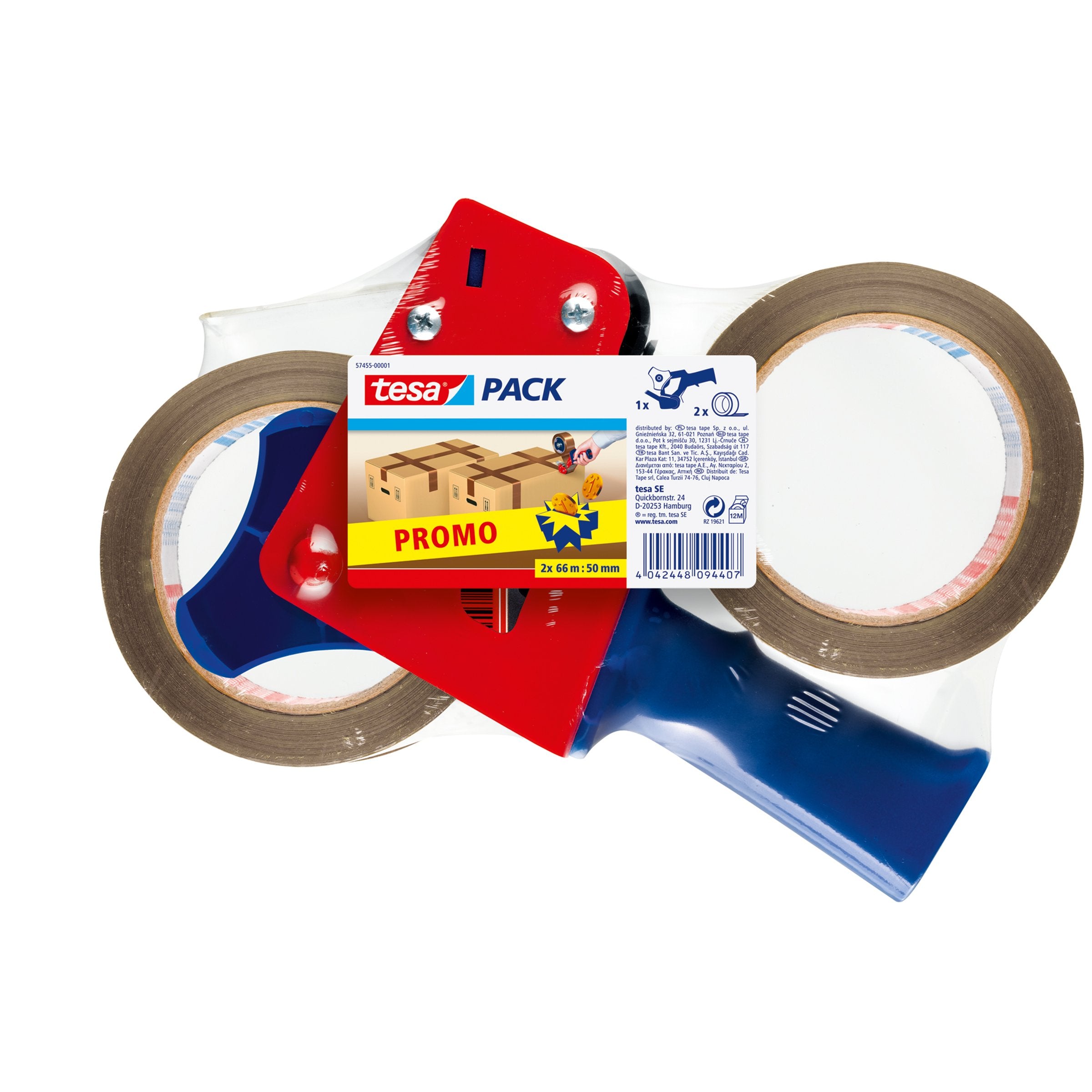 Tesa verpakkingstape Promopack Strong 66mx50mm
