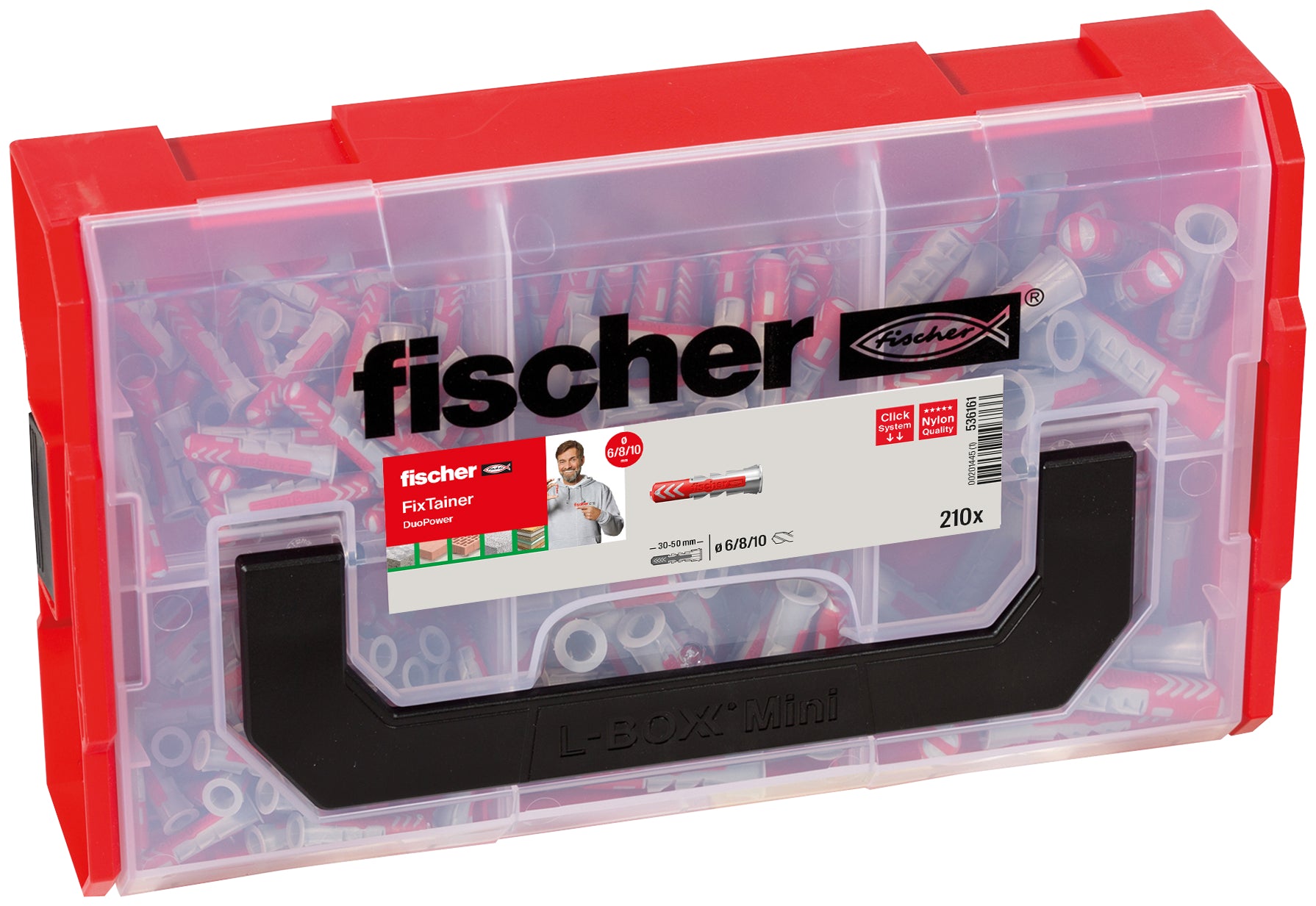 Fischer nylon plug FixTainer DuoPower 210st.
