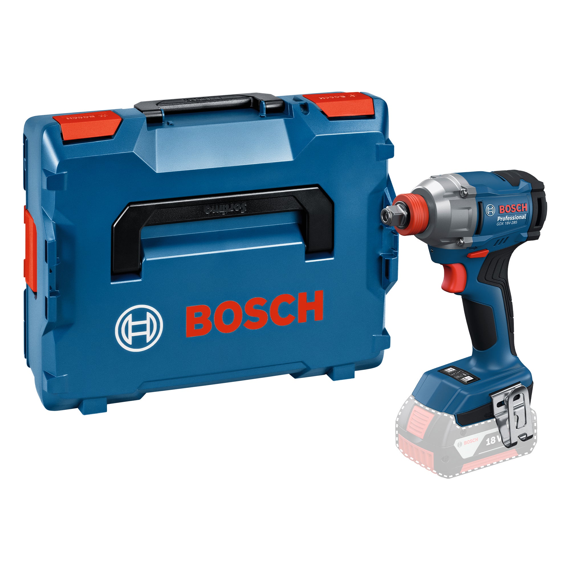 Bosch Accu slagschroevendraaier/slagmoeraanzetter GDX 18V-285 (Accu en lader niet meegeleverd)
