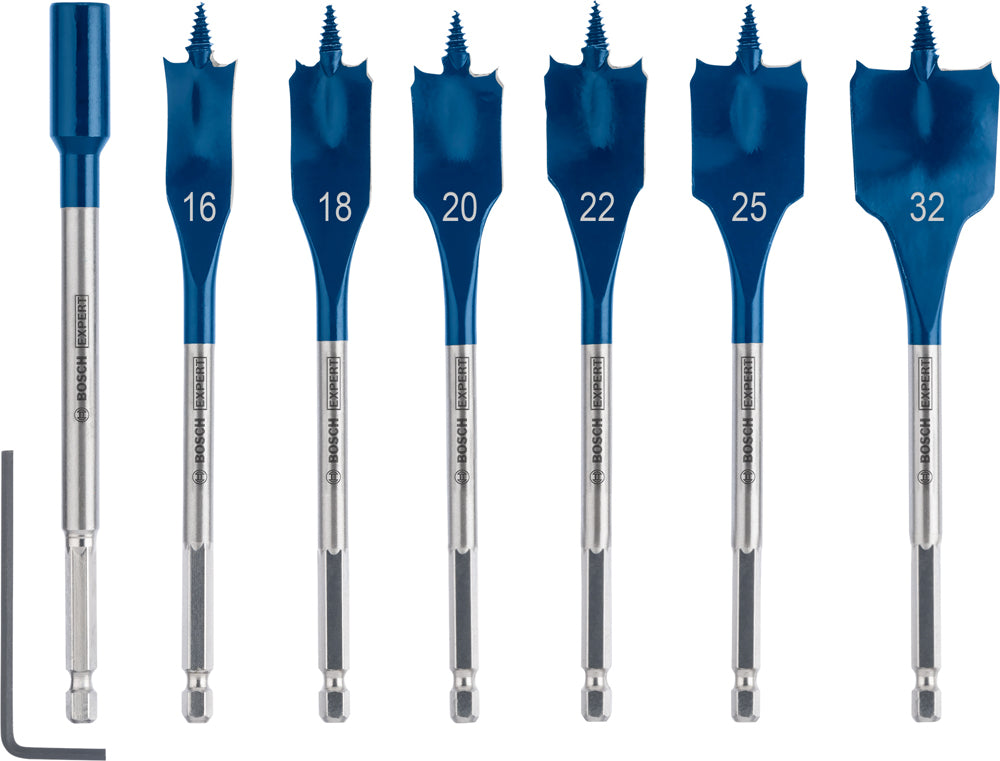 Bosch EXPERT 7-delige speedborenset Self Cut Speed 16; 18; 20; 22; 25; 32 mm