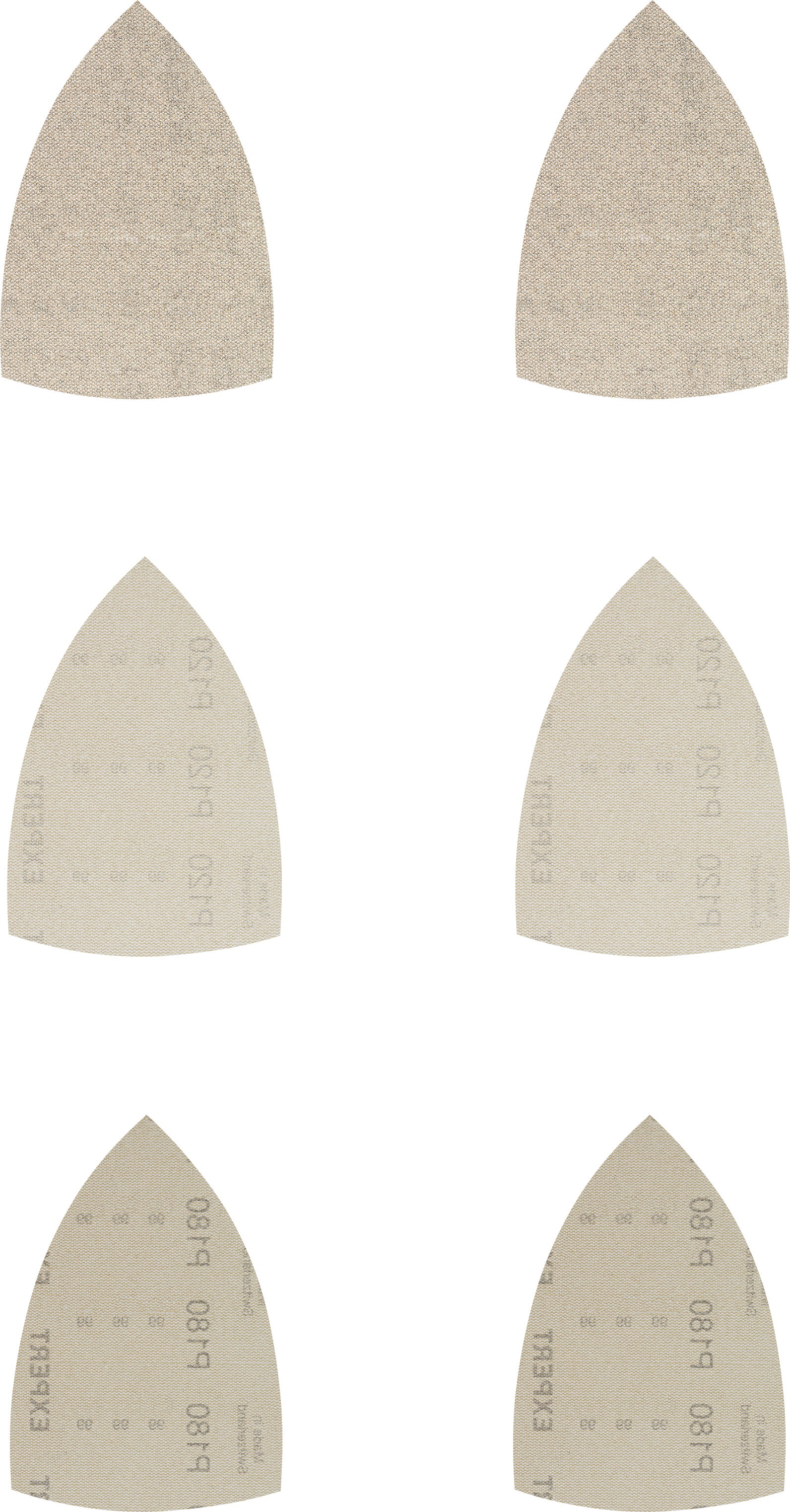 Bosch EXPERT 10-delige set M480 Schuurnet Best for Wood and Paint, 100 x 150 mm, korrel 80/120/180