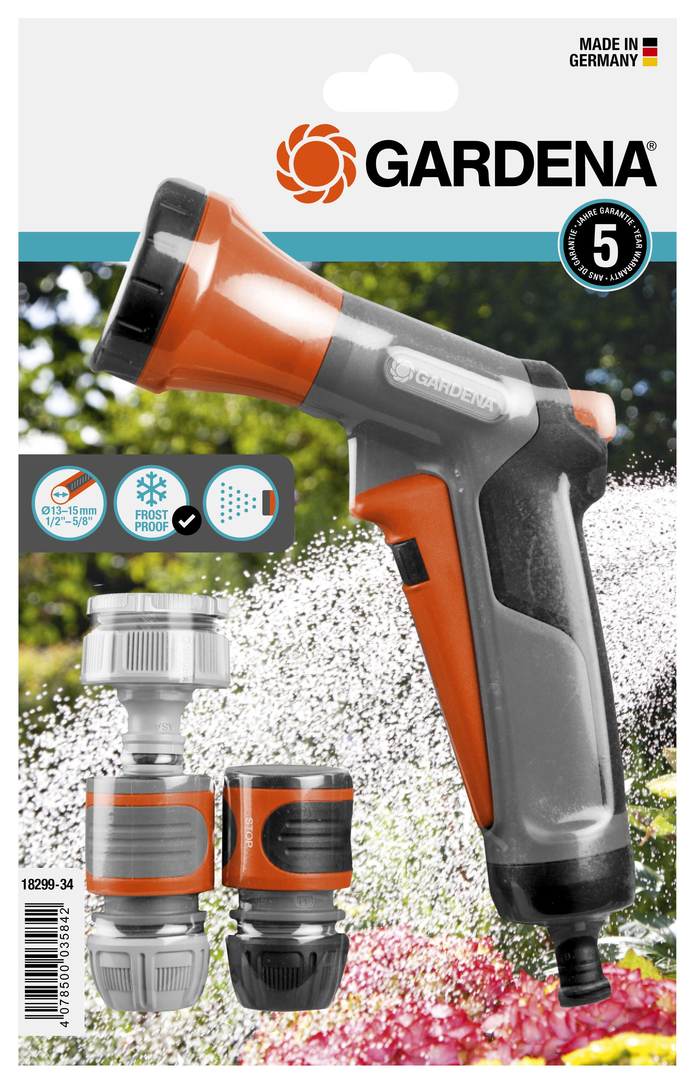 Gardena pistoolbroes Classic set 1/2'' &5/8''