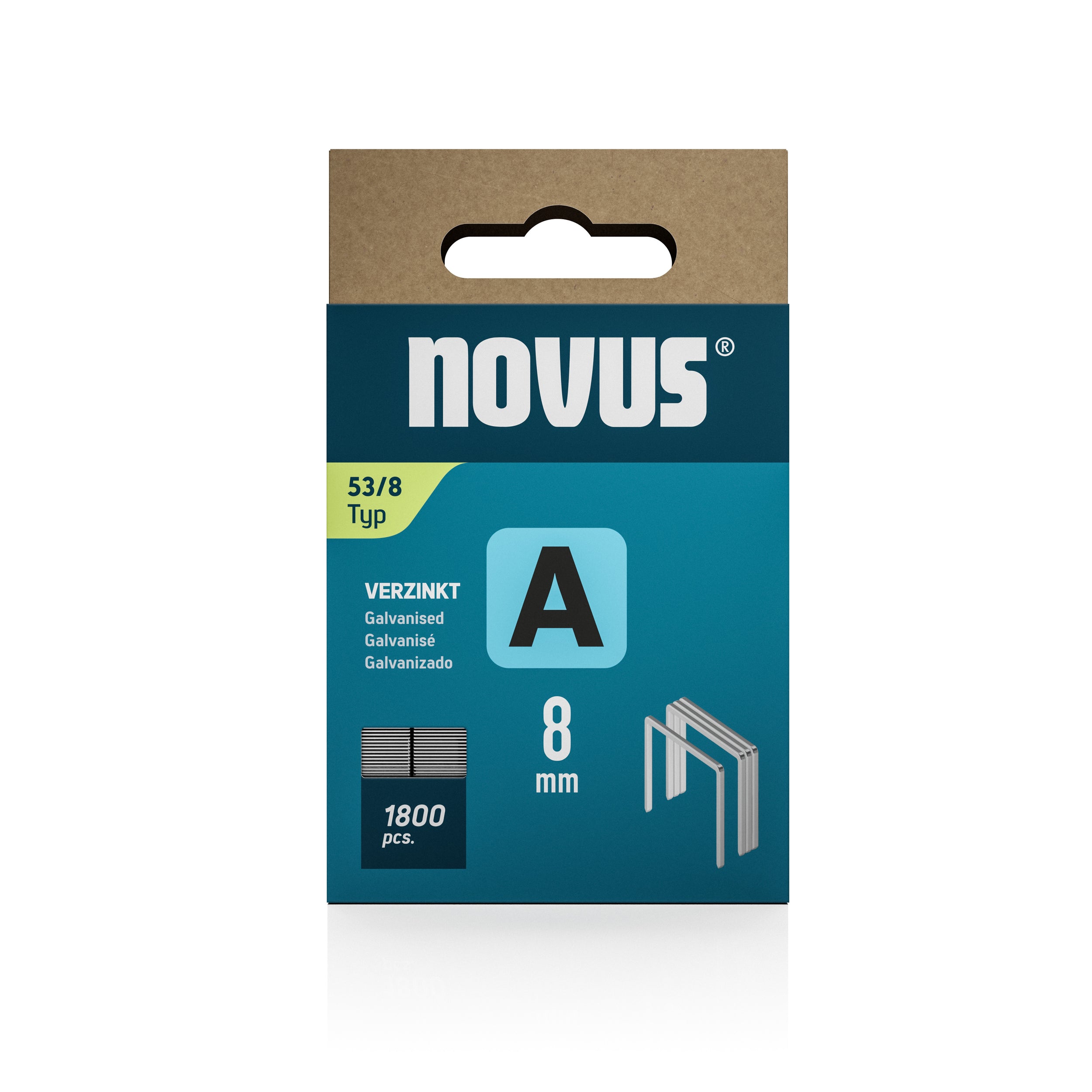 Novus Niet met fijne draad A 53/8mm (1800 stuks)
