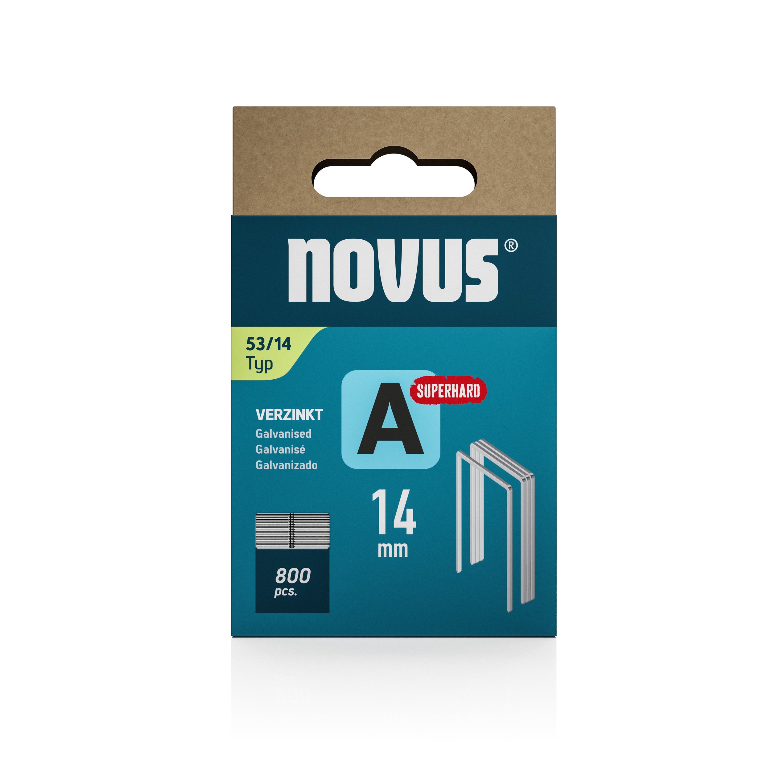 Novus Niet met fijne draad A 53/14mm Superhard (800 stuks)