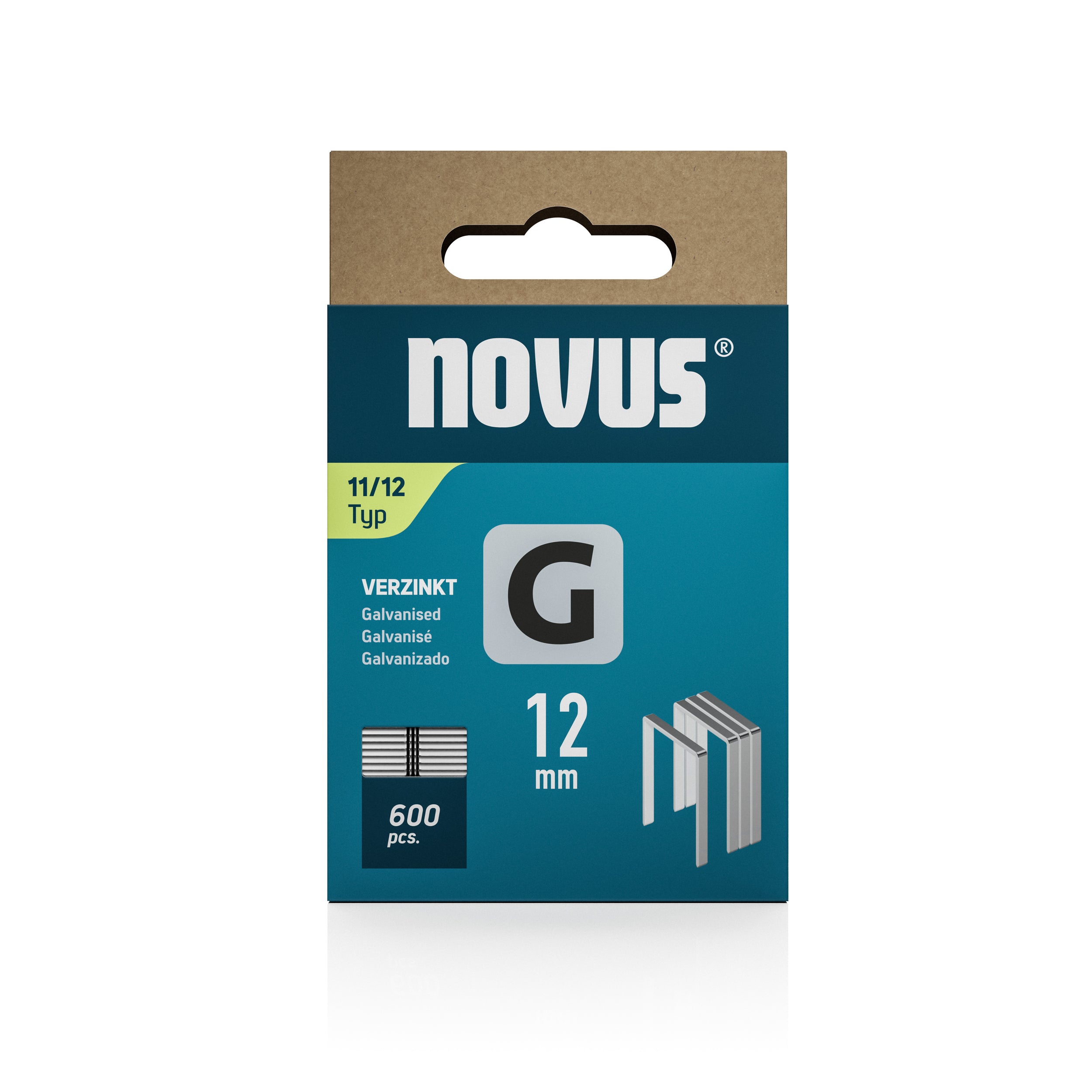 Novus Niet met platte draad G 11/12mm (600 stuks)