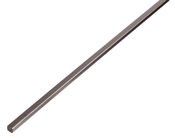 Alberts vierkant profiel massief staal warmgewalst 6x6mm 1m