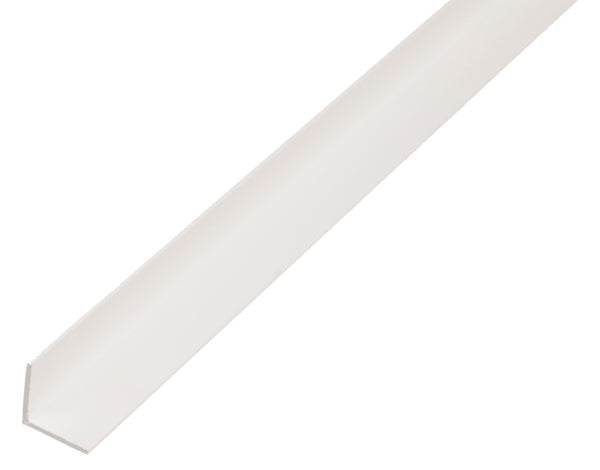 Hoekprofiel kunststof wit 30x30x1,1mm 2,6m