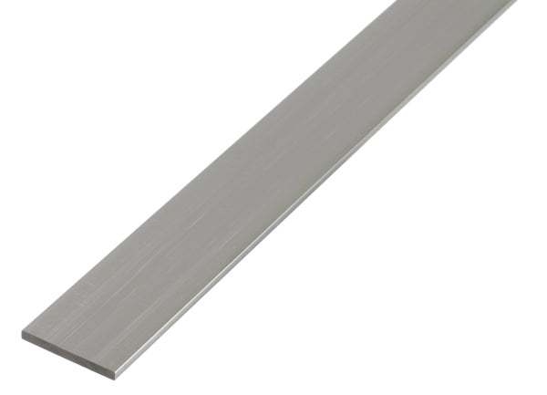 Alberts BA-profiel vlak aluminium natuur 25x2mm 2m