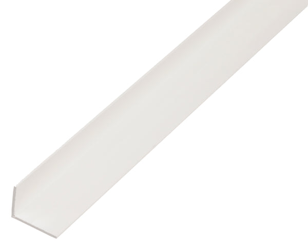 Alberts hoekprofiel kunstof wit 40x10x2mm 2m