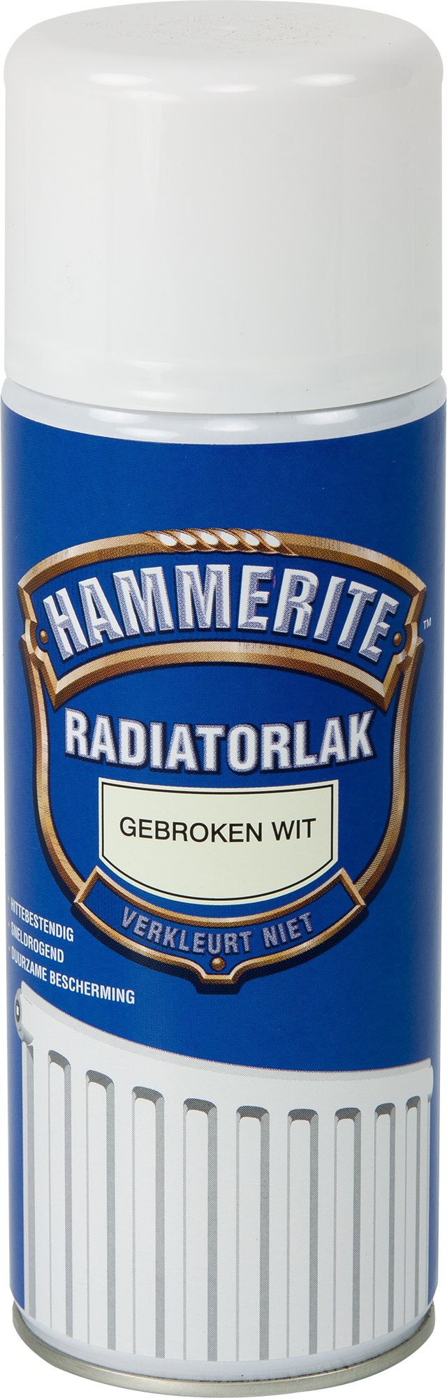 Hammerite radiatorlak spray gebroken wit 400ml