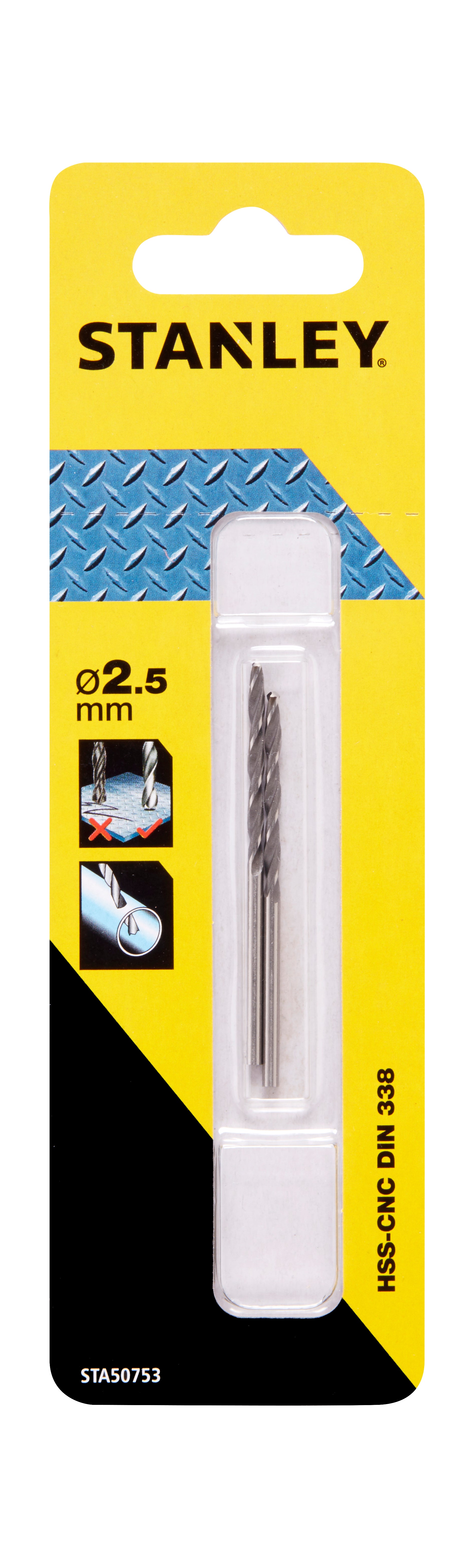 Stanley metaalboor set STA50753-QZ – 2 stuks