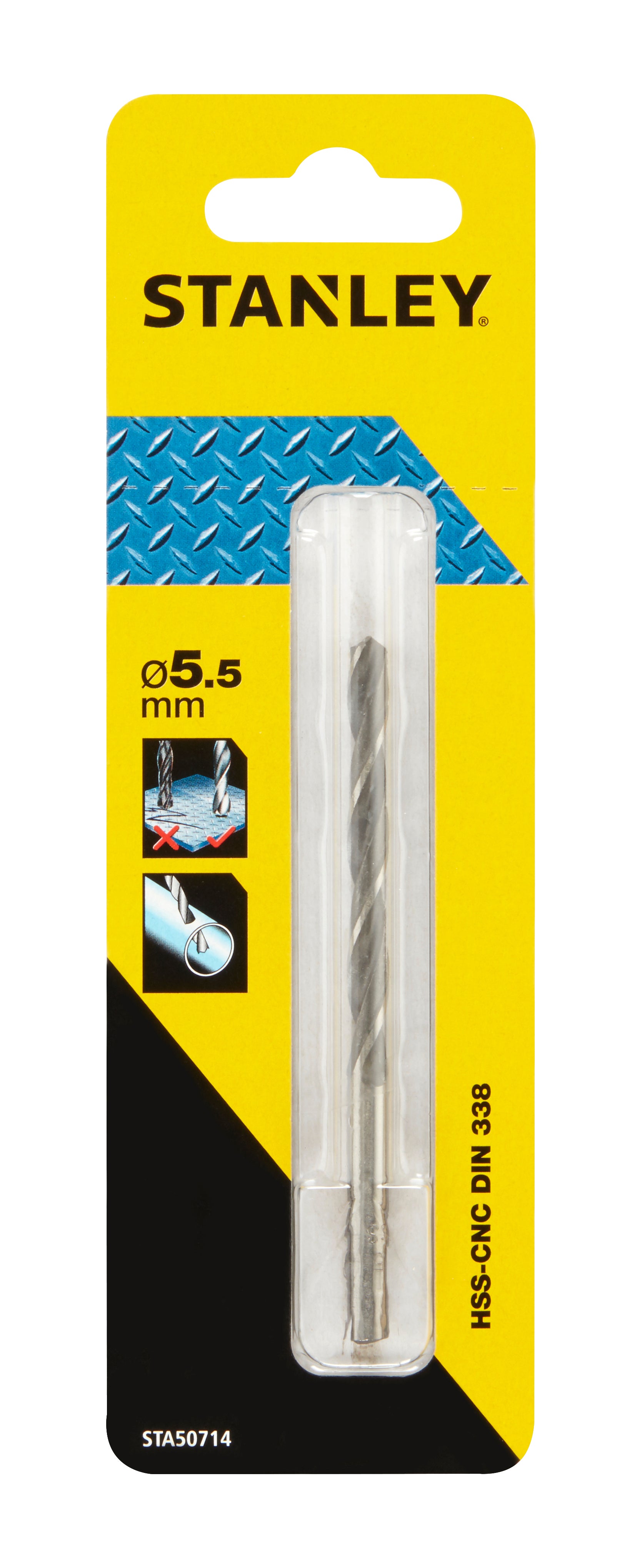 Stanley metaalboor STA50714-QZ 93x5,5mm