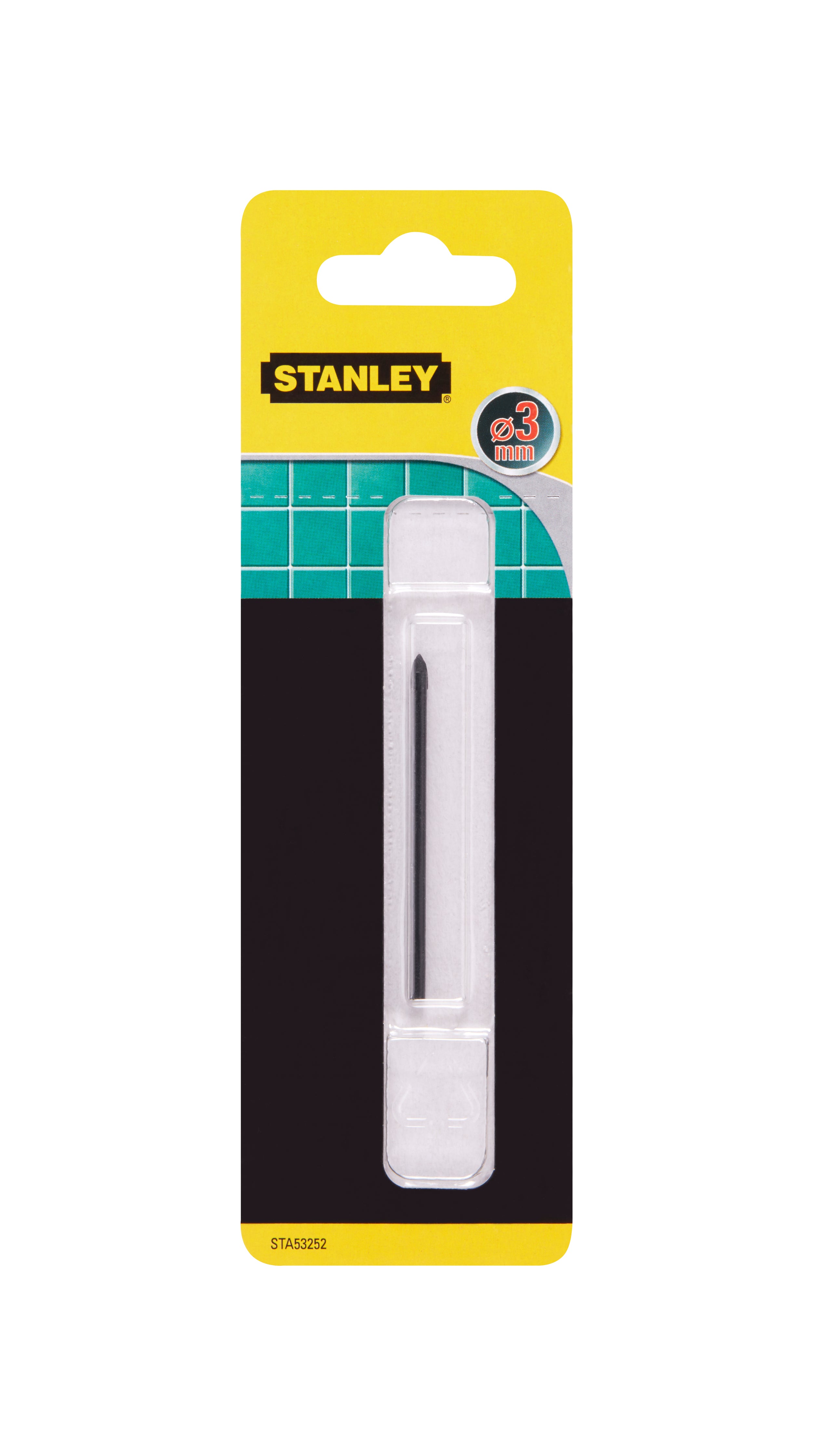 Stanley tegel- & glasboor STA53252-QZ 3mm