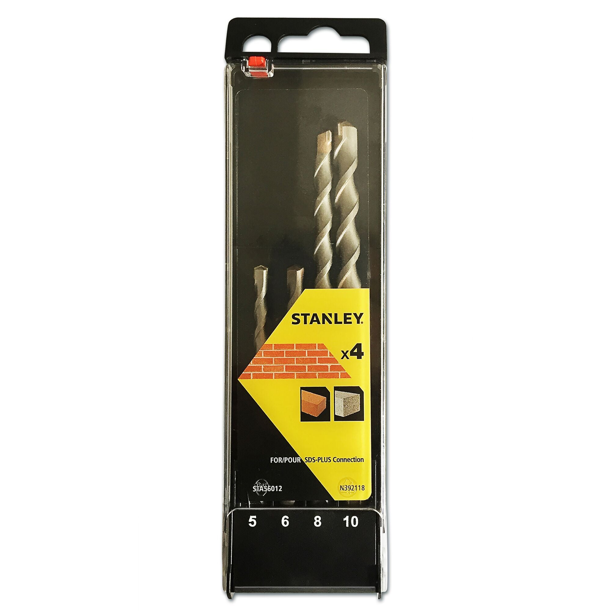 Stanley betonboor set SDS-Plus STA56012-QZ – 4 stuks