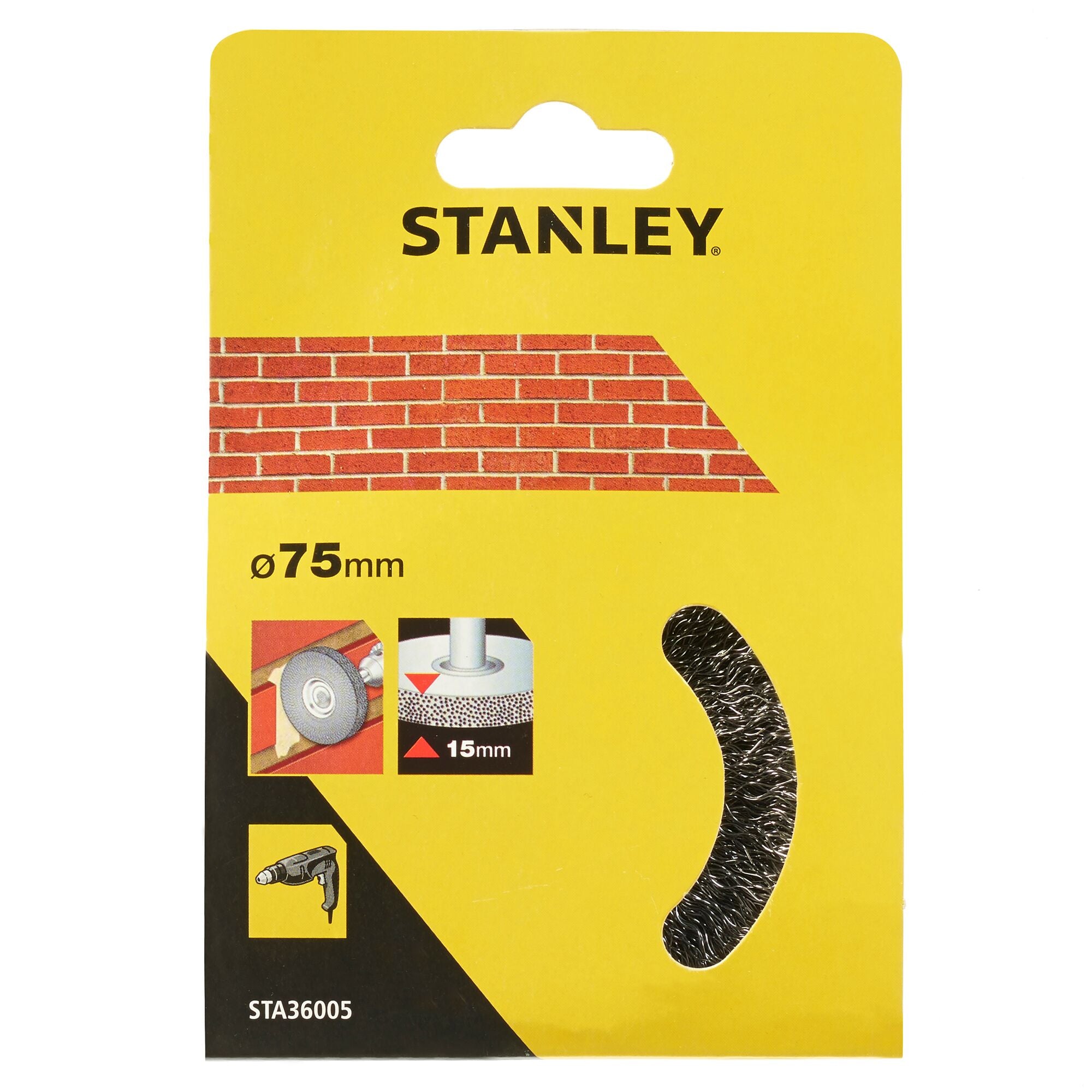 Stanley staalborstelwiel STA36005-XJ Ø75mm