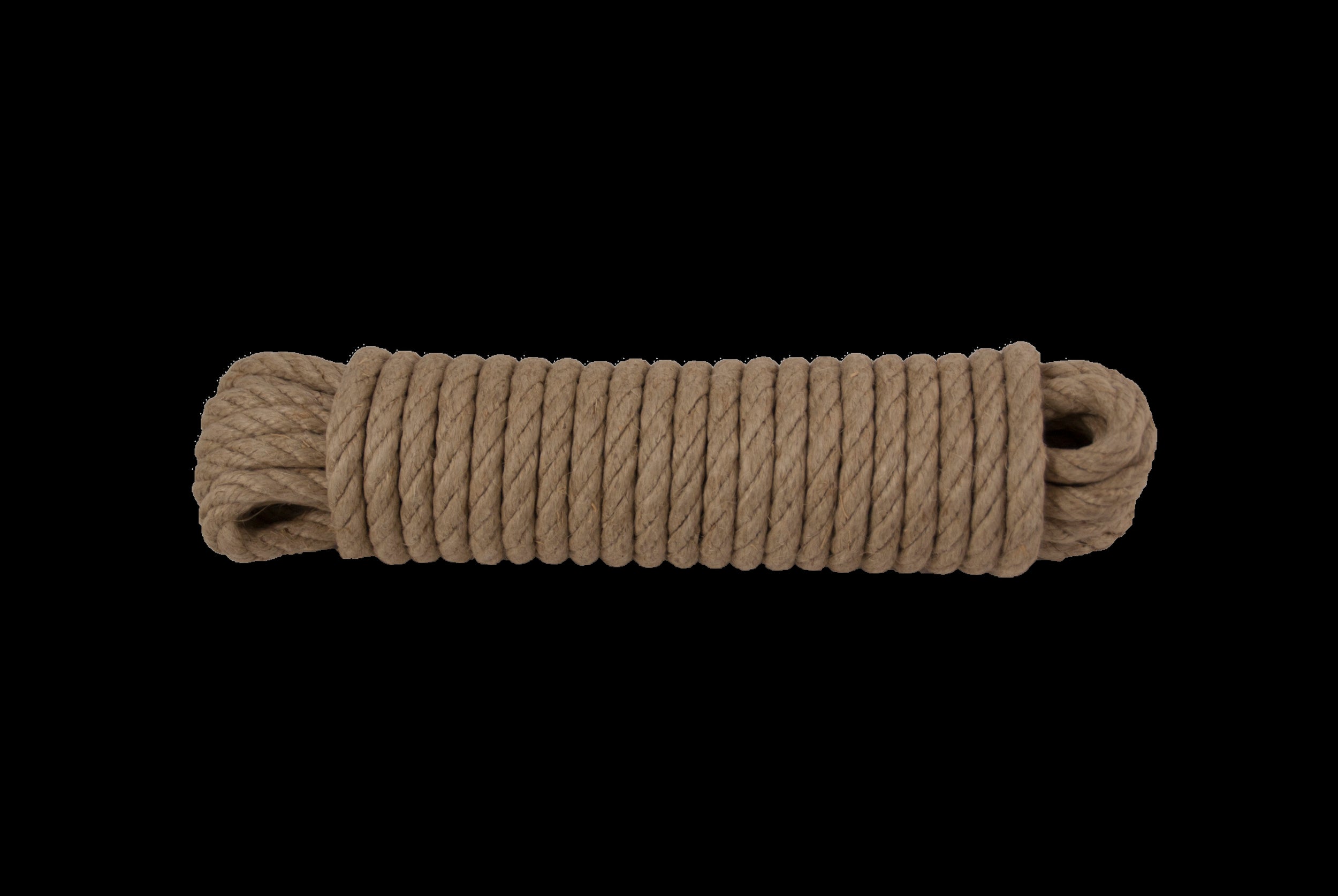 Sencys natuurlijk vlas gedraaid 10mm 10m